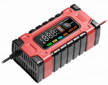Зарядное устройство для аккумуляторных батарей VOLAT VT-BC122410E 12/24V 10A AGM GEL WET интеллект. Зарядное устройство для аккумуляторных батарей VOLAT VT-BC122410E 12/24V 10A AGM GEL WET интеллект.